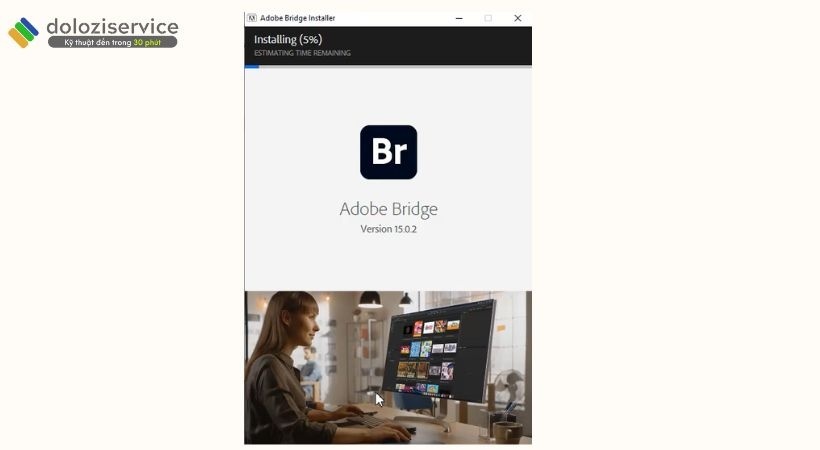 Đợi cài đặt Adobe Bridge 2025 Đợi cài đặt Adobe Bridge 2025