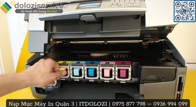 Bảng giá nạp mực máy photocopy quận 3 tại Dolozi.