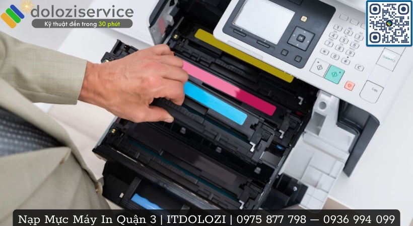 Quy trình nạp mực máy photocopy tại nhà của Dolozi.