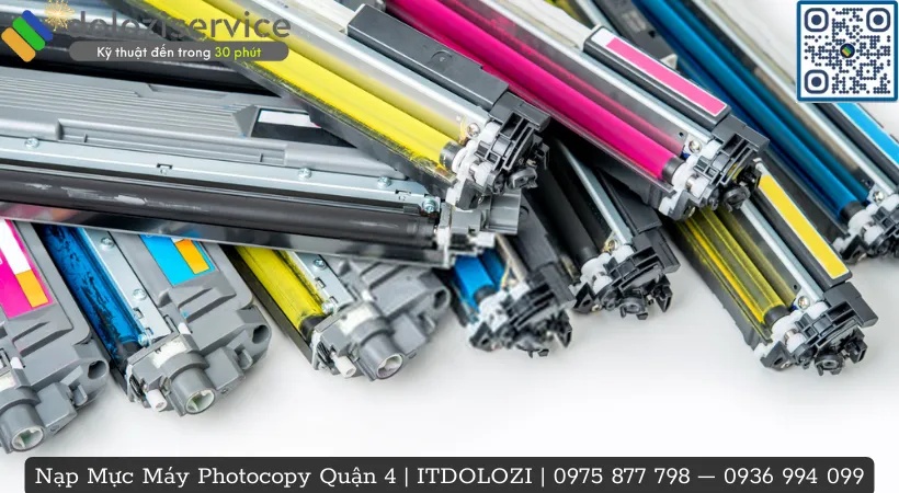 Bảng giá nạp mực máy photocopy quận 4 tại Dolozi