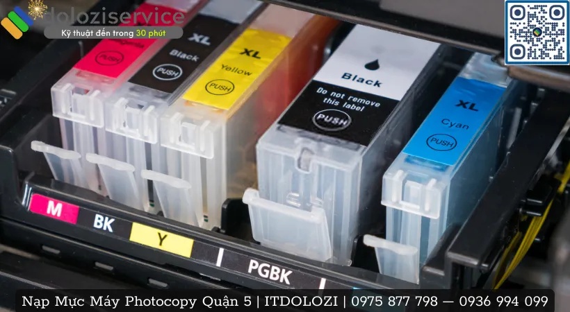 Khi nào cần nạp mực máy photocopy quận 5 tại nhà?