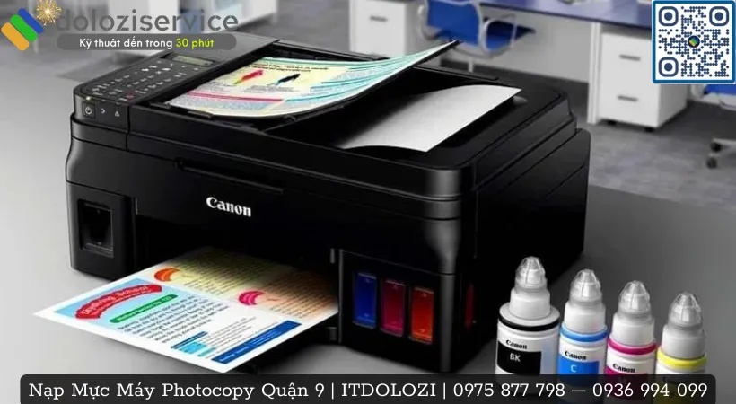 Nạp mực máy photocopy quận 9 giá rẻ.