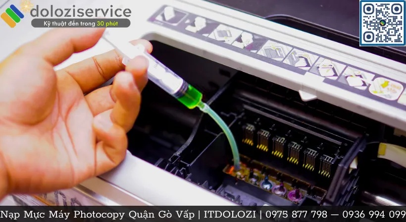 Dịch vụ nạp mực máy Photocopy tại nhà Quận Gò Vấp