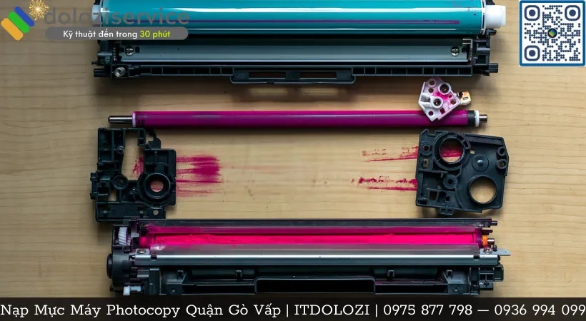Dolozi đơn vị đỗ mực máy Photocopy