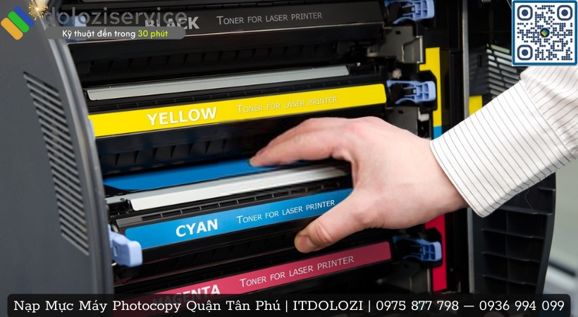 Tìm hiểu về nạp mực máy photocopy quận Tân Phú.