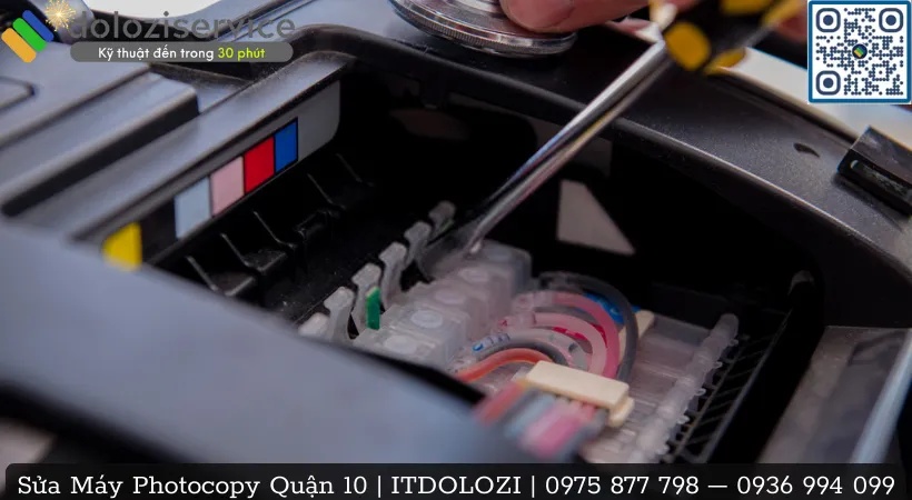 Quy trình sửa máy Photocopy tại đơn vị Dolozi.