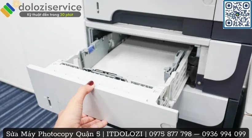 Các bước sửa chữa máy Photocopy quận 6 tại Dolozi