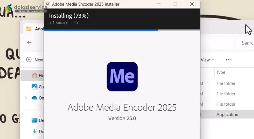 Đợi cài đặt Adobe Encoder 2025 Đợi cài đặt Adobe Encoder 2025
