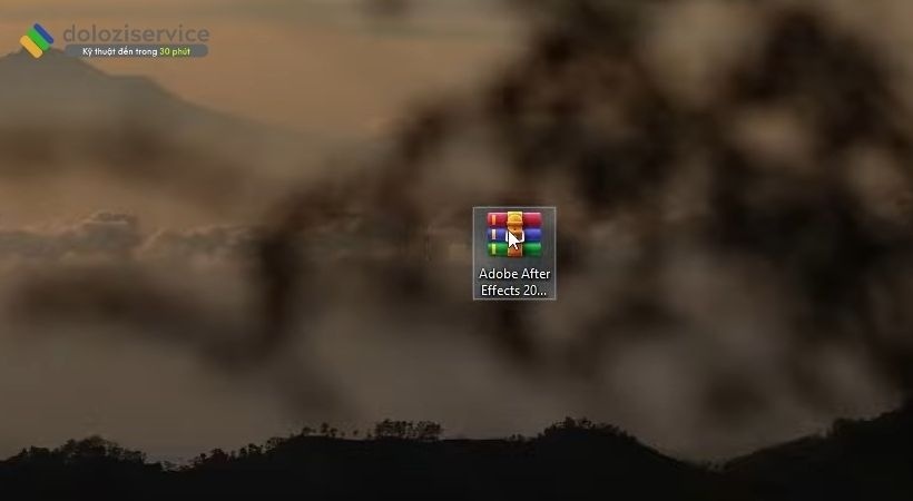 Giải nén file After Effects 2025