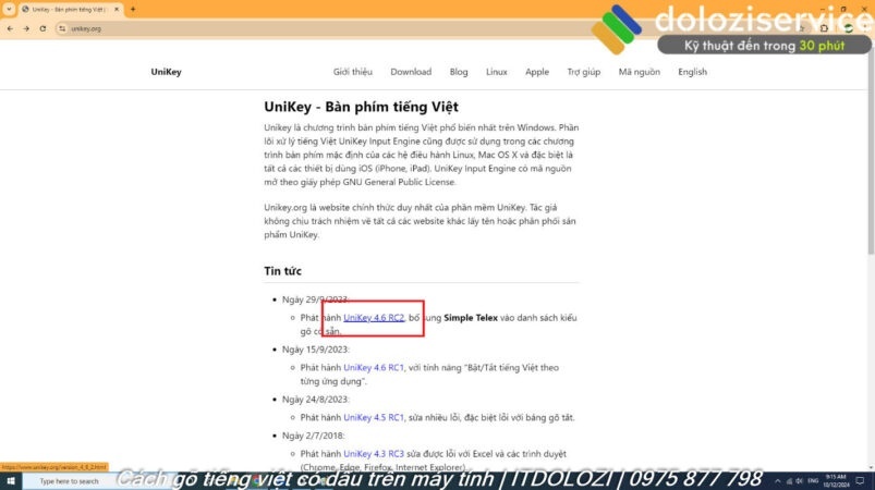 Tải Unikey