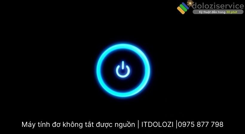 Hình ảnh nút nguồn trên máy tính
