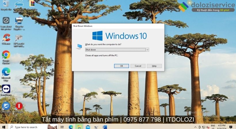 Hướng dẫn cách tắt máy tính bằng bàn phím Hướng dẫn cách tắt máy tính bằng bàn phím