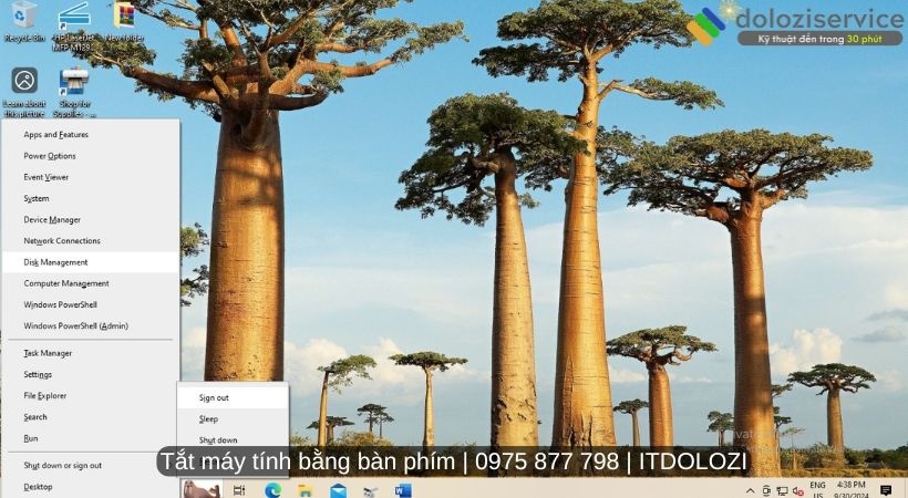 Cách 2 để tắt máy tính Cách 2 để tắt máy tính