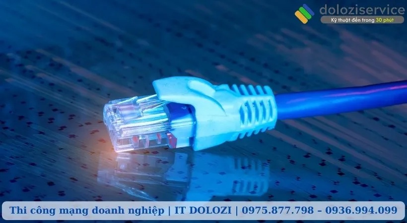 Quy trình thi công mạng doanh nghiệp tại Dolozi được thực hiện chuyên nghiệp và bài bản.