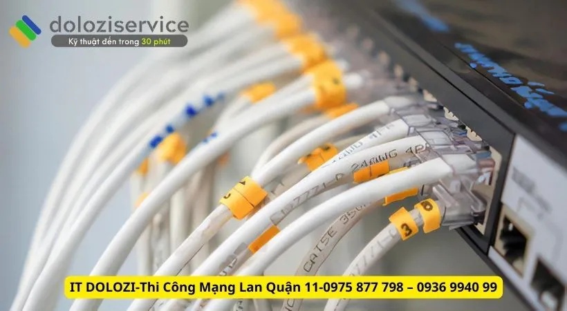 Quy trình thi công mạng LAN quận 11