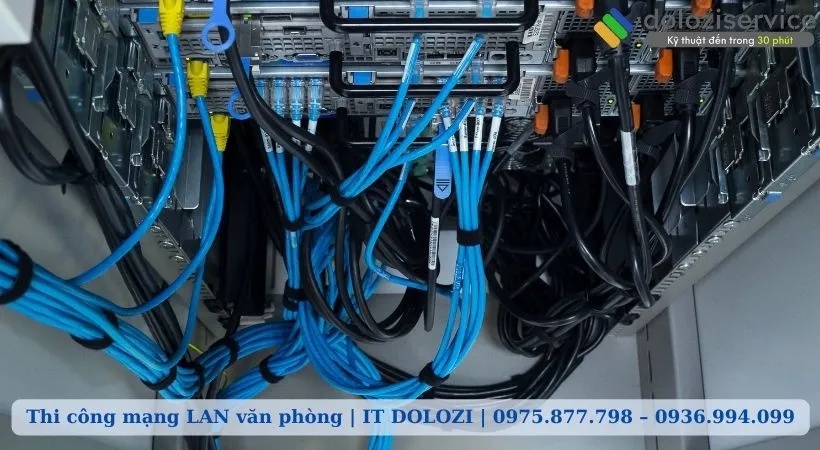 Thi công mạng lan văn phòng