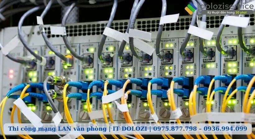 thi công mạng LAN văn phòng