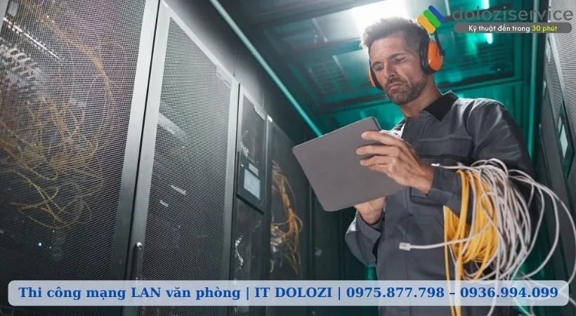Thi công mạng LAN văn phòng