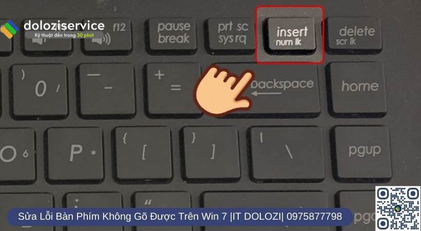 lổi gõ chữ abc nhưng lại thành các số 123 sửa lổi bàn phím không gõ được trên win 7