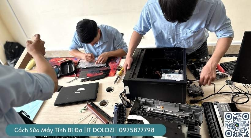 Cách sửa máy tính bị đơ ở TP.HCM tại Dolozi