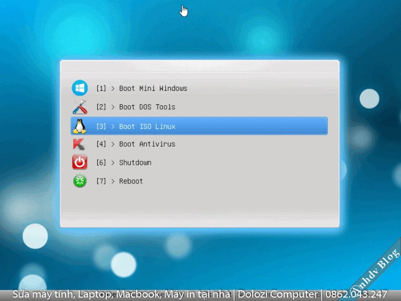 Chọn thiết bị USB trong Rufus
