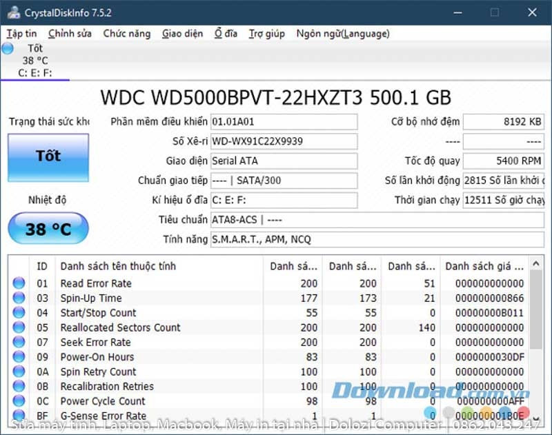 Chọn thiết bị USB trong Rufus