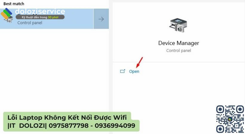 Ấn vào Device Manager.