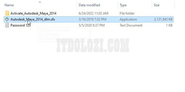 Giải nén phần mềm Autodesk Maya 2014 sau đó chạy File Setup