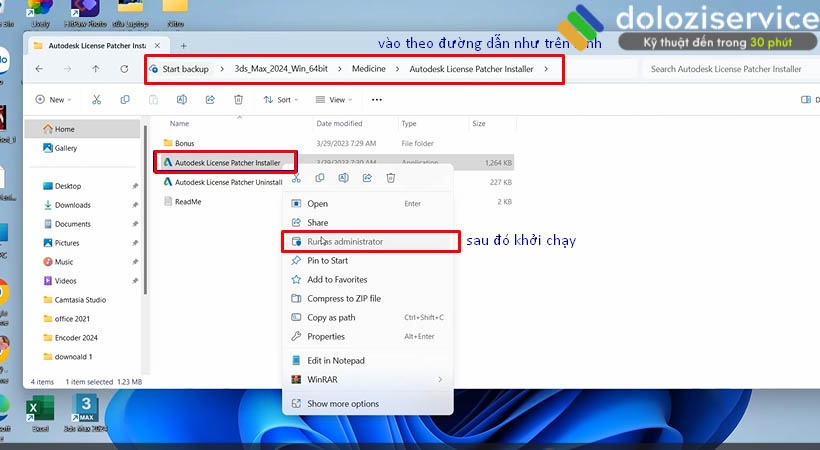 Vào theo đường dẫn rồi khởi chạy file kích hoạt như hình