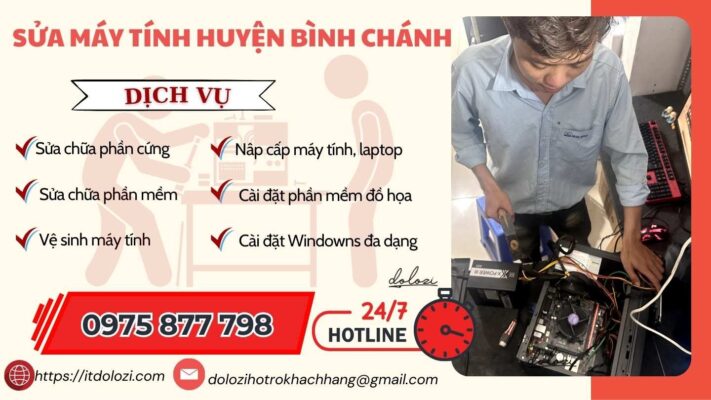 Sửa Máy Tính Huyện Bình Chánh - Gọi Là Có Mặt!