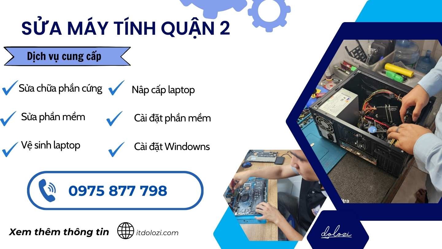 Dịch vụ sửa máy tính quận 2 Dịch vụ sửa máy tính quận 2