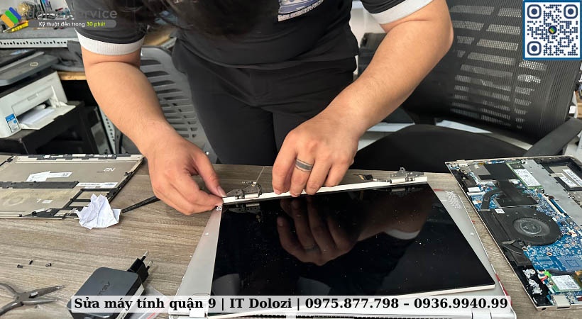 Sửa Máy Tính Quận 9: Giá Rẻ - Gọi Là Có Ngay! Quy trình thực hiện sửa máy tính quận 9 chuyên nghiệp tại Dolozi