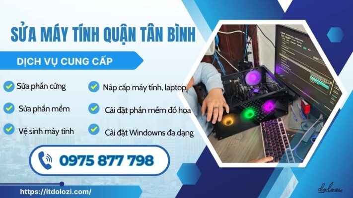 Sửa máy tính Quận Tân Bình - Gọi là có ngay!