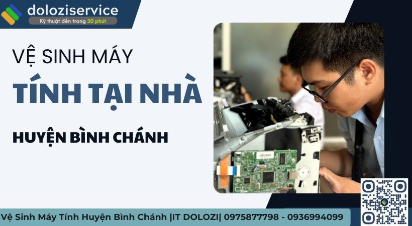 Vệ sinh máy tính huyện Bình Chánh