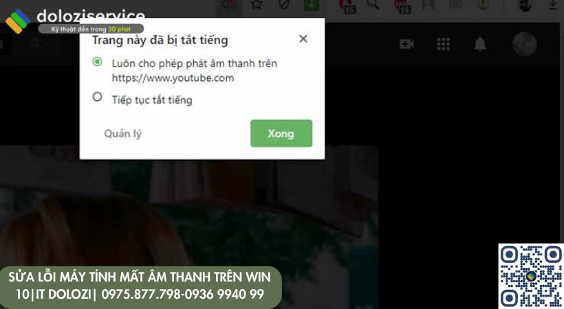 tích vào Luôn cho phép