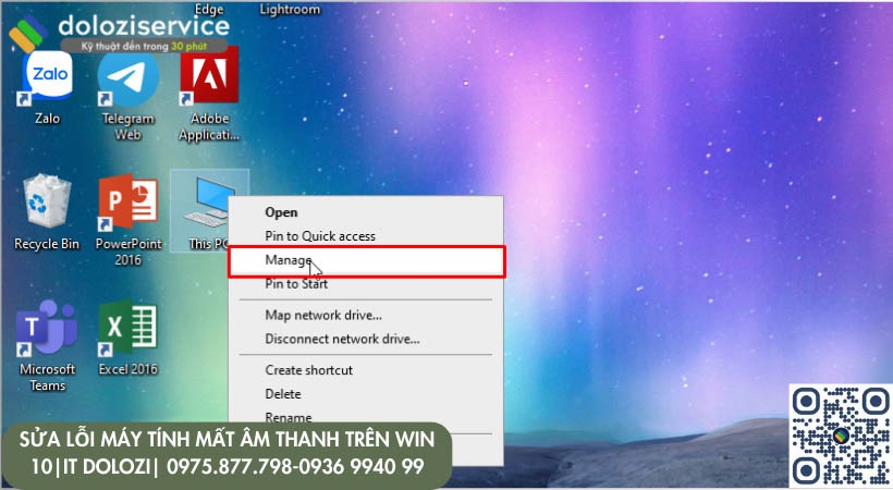 máy tính mất âm thanh có thể cài lại drive âm thanh