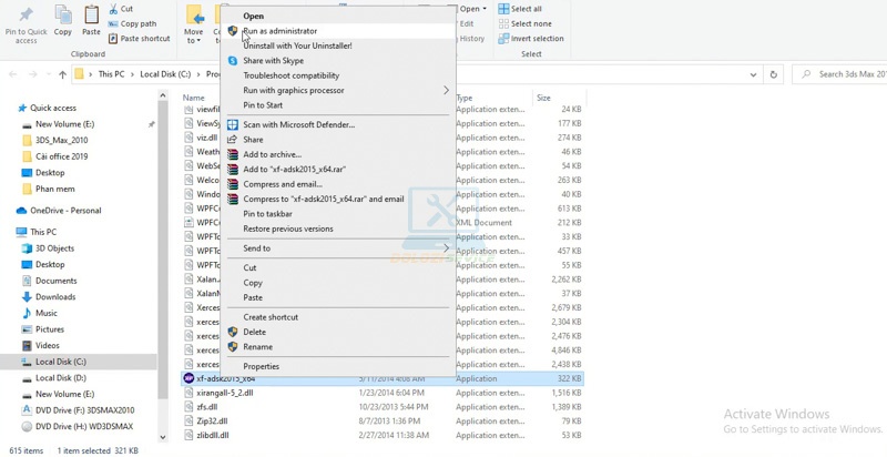 Chạy File với quyền Admin Chạy File với quyền Admin