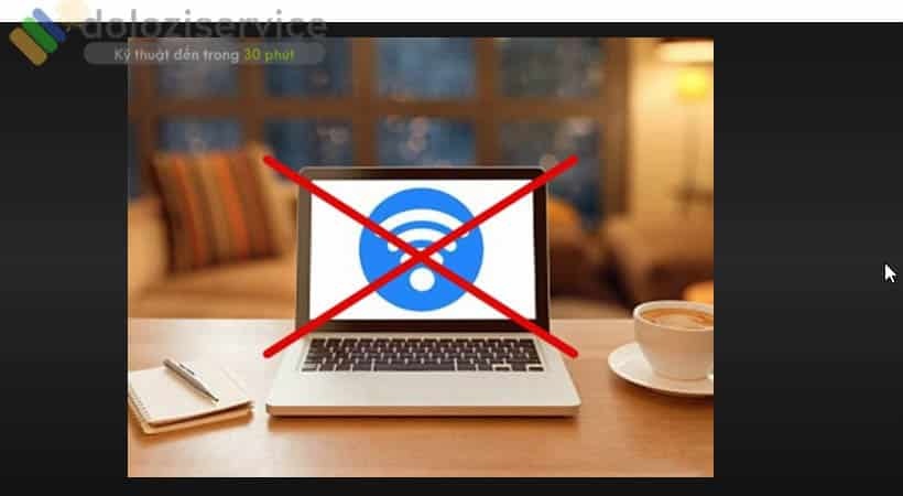 Laptop không vào được wifi