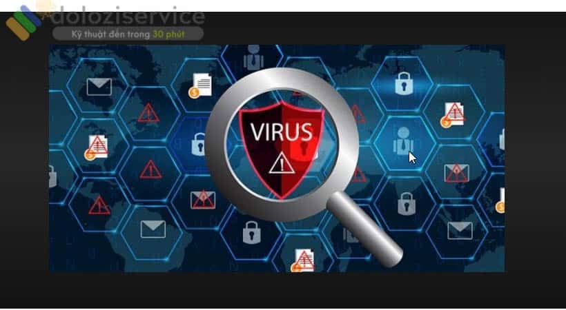 Quét diệt virus cho máy tính.