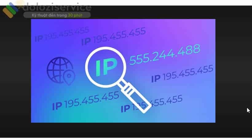  Laptop không lên màn hình hãy làm mới địa chỉ IP.