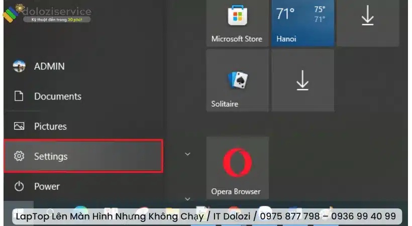 Khắc phục LapTop Lên Màn Hình Nhưng Không Chạy tắt tất cả ứng dụng