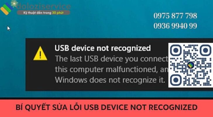 Lỗi USB Device Not Recognized? Sửa Ngay!