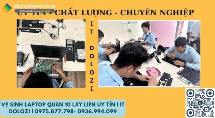 Vệ Sinh Laptop Quận 10 - Sạch Nhanh, Giá Tốt!