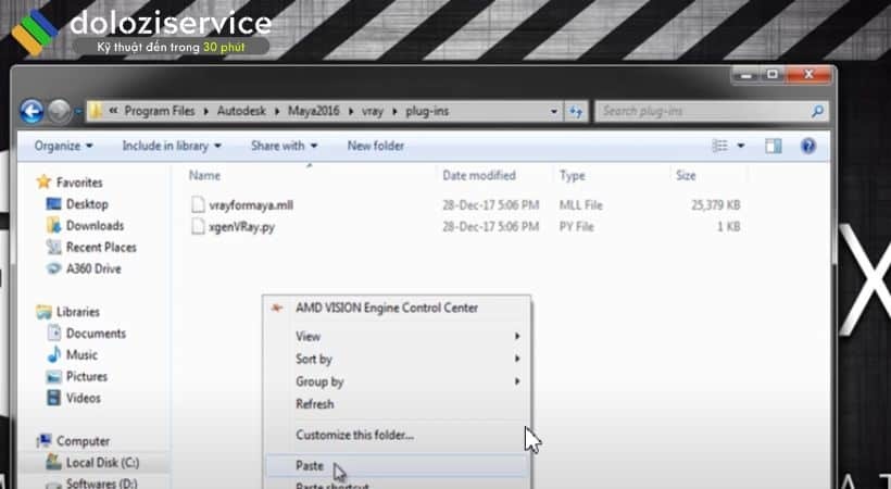 Paste vào file cài đặt theo đường dẫn như hình