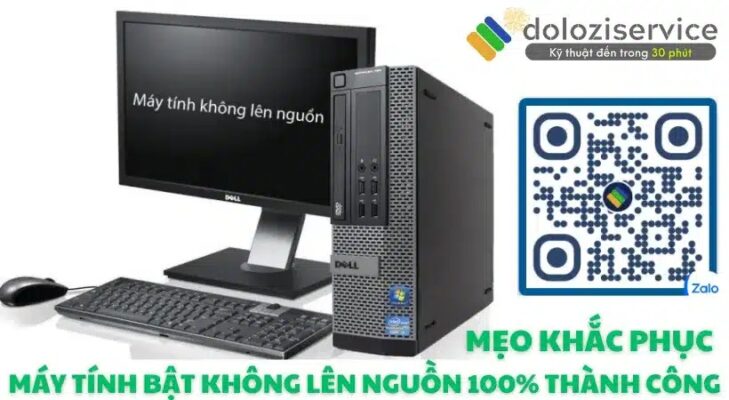 máy tính bật không lên nguồn? Khắc phục NGAY!