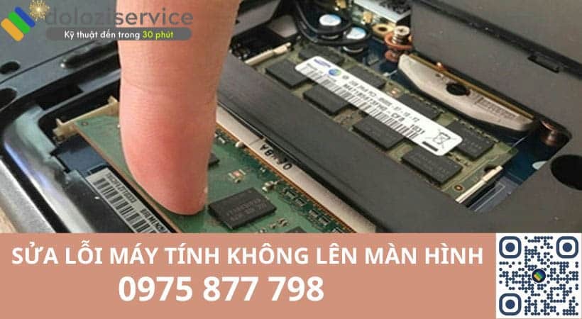 Cắm lại ram cho máy tính không lên màn hình chính