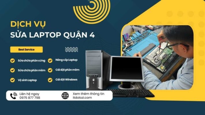 Sửa Laptop Quận 4: Gọi Là Có Mặt Ngay!