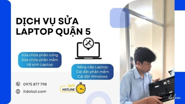 Sửa Laptop Quận 5: Gọi Ngay! Sửa Nhanh Tại Nhà