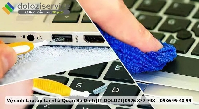 Dụng cụ vệ sinh laptop tại Dolozi