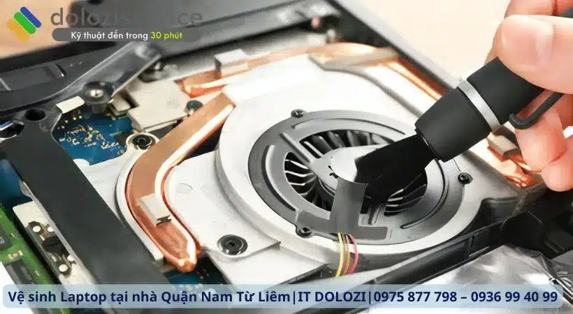 Vệ sinh laptop tại nhà Quận Nam Từ Liêm, khu vực Mễ Trì
